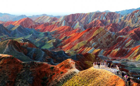 1. Zhangye Danxia landform in