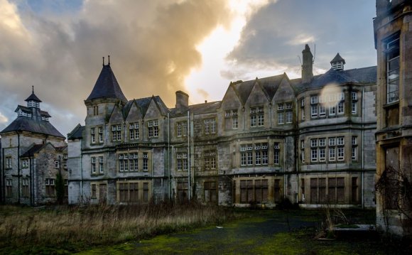 The two derelict asylums were