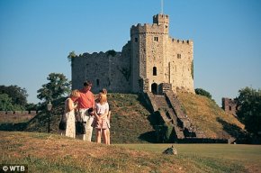 Attraction: Cardiff Castle is in the heart of the town center