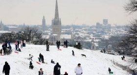 Norwich snow
