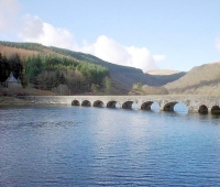Picture of the Elan Valley Dam in Powys, click on through for step-by-step information including nearby accommodation, attractions and activities