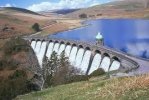 Picture of the Elan Valley Dam, reserve in Mid Wales, click right through to learn more about the reservoir including nearby accommodation and destinations all over Elan Valley