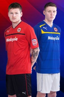 flipping it around: Cardiff will play in a purple residence system and blue away