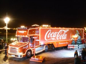 The Coca-Cola truck