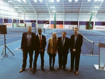 The official opening of Cardiff city's House of Sport