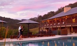 The pool outside of the main homestead