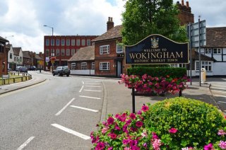 Welcome to Wokingham sign, Wokingham